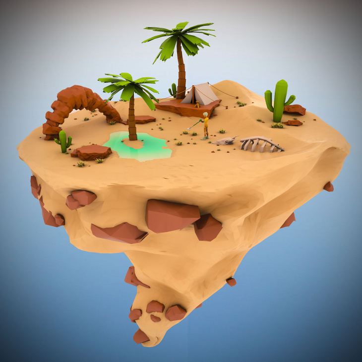 Desert island v2