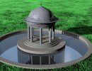 3D Bild: Pavillon