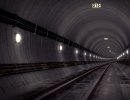 3D Bild: U-Bahn Tunnel