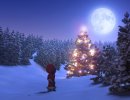 3D Bild: Christmas in the woods