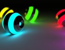 3D Bild: mal wieder Leuchtkugeln
