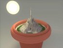 3D Bild: Blumentopf in 30 Minuten