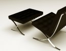 3D Bild: barcelona chair