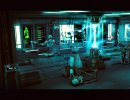 3D Bild: interior sci fi robot laboratory