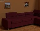 3D Bild: 3d Sofa