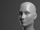 3D Bild: Ein Kopf
