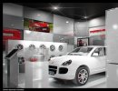 3D Bild: Porsche Showroom