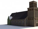 3D Bild: Kirche
