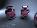 3D Bild: Pink Glass