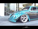 3D Bild: Classic Beetle on steroids (side view)