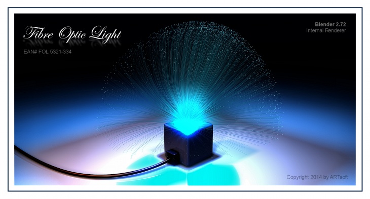 Glasfaserlampe / Fibre Optic Light