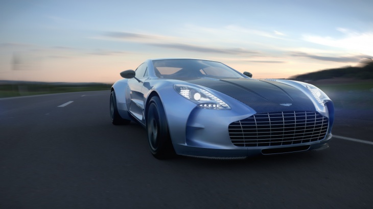 Aston Martin One77 - Blue