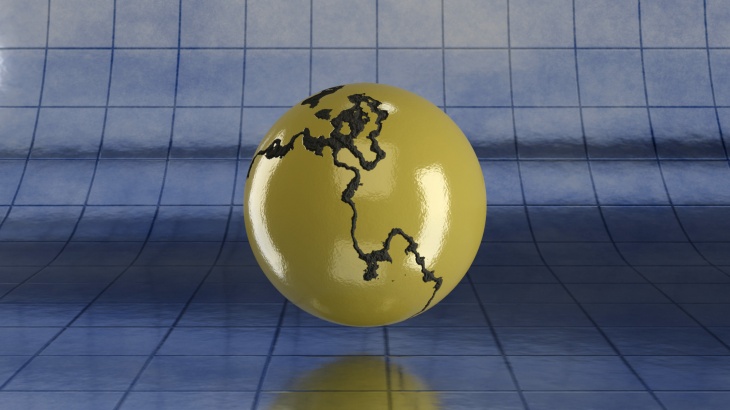 Crackled Sphere