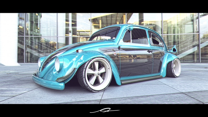 Classic Beetle on steroids (side view)