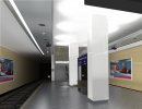 3D Bild: Unterirdische S-Bahn