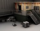 3D Bild: Lagerhalle
