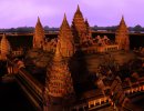 3D Bild: Abend in Angkor Wat