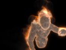 3D Bild: Blender Feuer Test