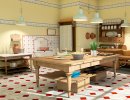 3D Bild: Nostlagic kitchen