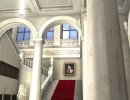 3D Bild: Treppenhaus der Alten Nationalgalerie Berlin 1