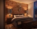 3D Bild: hotelzimmer alpine chic