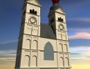 3D Bild: Liebfrauen Kirche Koblenz