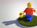 3D Bild: Lego Figur