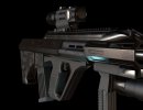 3D Bild: maschienengewehr