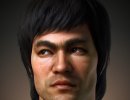 3D Bild: Bruce Lee 3D Portrait