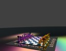 3D Bild: Schachspiel / Schach-Blender