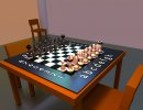 3D Bild: Schachblender