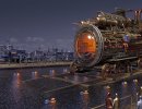 3D Bild: Steampunk U-Boot