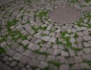 3D Bild: Steinboden mit Moos PBR Textur