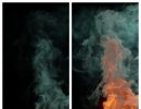 3D Bild: fire and smoke