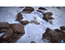 3D Bild: Verschneite Felsen PBR Material