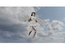 3D Bild: Engel im Himmel
