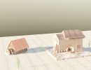3D Bild: Dorf